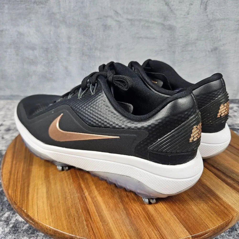 Nike React Vapor 2 Black Bronze Golf Cleats Shoes BV1139-001 Women's Size 8
